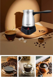 Sokany Koffiemaker - Draagbaar, Waterdicht en Perfect voor Authentieke Koffie - Elektrisch Turks Koffiezetapparaat - Koffiemaker