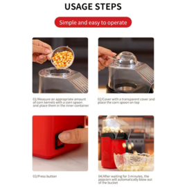 Sokany Popcorn Machine – Gezonde en Heerlijke Snacks in Slechts 3 Minuten