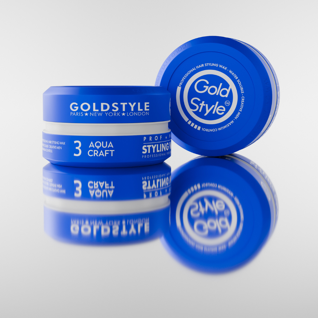 Gold Style Haar Wax Mannen - Gold Style 03 Aqua Craft Styling Wax