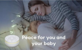 COCHO® White Noise Machine voor Baby’s & Kinderen – Met Nachtlamp & Timer