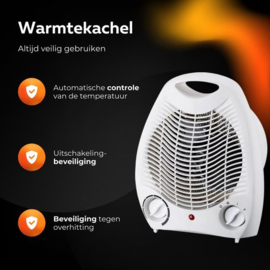 Elektrische Kachels - Elektrische Kachel 2000 Watt - Verwarming Badkamer - Verwarming - Elektrische Verwarming