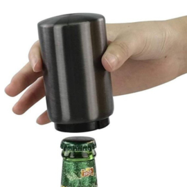 Automatische bieropener zwart bier fles opener met magneet