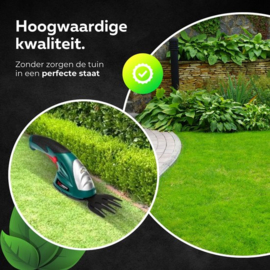 COCHO® Heggenschaar Accu - heggenschaar electrisch - Heggenschaar - Klein - Groen - Grastrimmer - Grasschaarmes