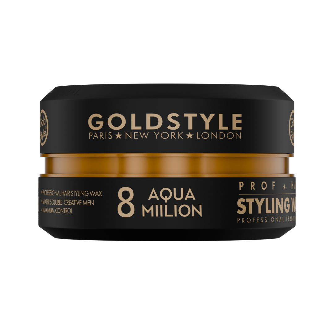 Gold Style Haar Wax Gold Nummer 08 AQUA MIILI0N- Styling Haar Wax - Haar Wax Mannen