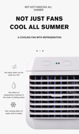 COCHO® Mini Aircooler - Aircooler - Luchtkoeler - Airconditioning - Tafel Ventilator - Luchtbevochtiger - Mobiele Airco