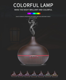 Aroma Diffuser 550ML en Afstandsbediening - Luchtbevochtiger – Aromatherapie - Geurverspreider