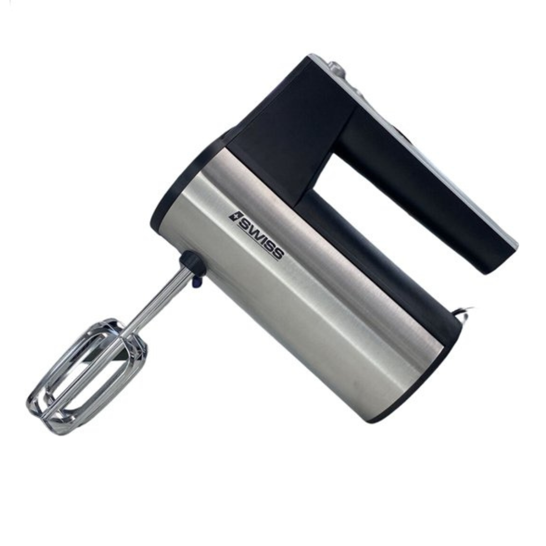 ISWISS CX-6619 - Handmixer - Grijs - 300W - Hoogwaardige 5-Snelheden Mixer met Turbo Knop