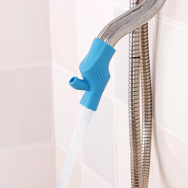 Kraan Opzetstuk Blauw - kraanverlenger - Opzetkraan kraanslang - Waterbesparende Spoelkraan - Keukenkraan