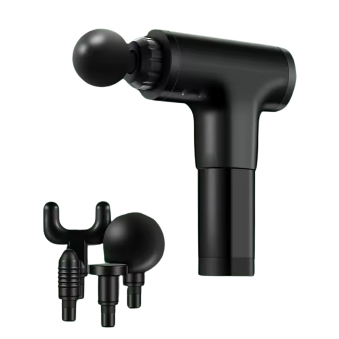 Massage Gun - Sport en Relax Massageapparaat - Krachtig en Draadloos - Extra Opzetstukken