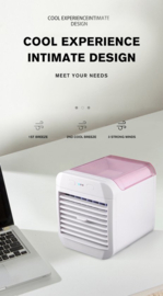 COCHO® Mini Aircooler - Aircooler - Luchtkoeler - Airconditioning - Tafel Ventilator - Luchtbevochtiger - Mobiele Airco