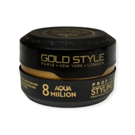 Gold Style Haar Wax Gold Nummer 08 AQUA MIILI0N- Styling Haar Wax - Haar Wax Mannen