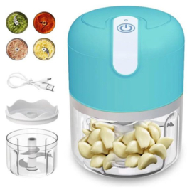 COCHO® Hakmolen elektrische - USB oplaadbal - Mini Portable Chopper - 250ml - Kies een Kleur  - Groentesijder