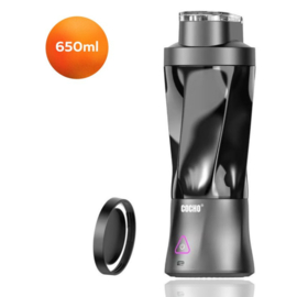 COCHO® Blender To Go Kies een Kleur - Smoothie Maker 650ML - Oplaadbare Mini Blender - Smoothies & Shakes - Draadloos & Draagbaar - Fruit Mixer - USB Oplaadbaar