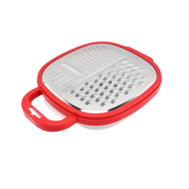 Alpina Rasp 19 X 24,4 Cm Staal Wit/rood 4-delig