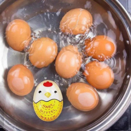 COCHO® Ei kookwekker - Egg timer - Eierwekker - Eierkoker - Eiertimer - Geel - Timer universeel