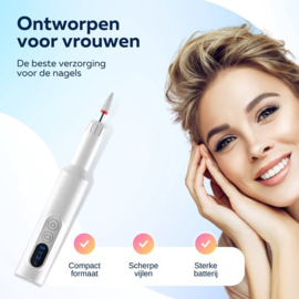 COCHO® Nagelfrees met nagelvijl bitjes - Pedicureset electrisch - Nagelvijl electrisch - Nagellak