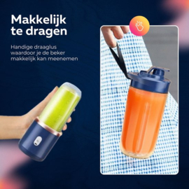 COCHO® Blender To Go - Smoothie Maker - Kies een Kleur - Oplaadbare Mini Blender - Smoothies & Shakes - Draadloos & Draagbaar - Fruit Mixer - USB Oplaadbaar - 400ML