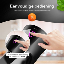 COCHO® Blender To Go Kies een Kleur - Smoothie Maker 650ML - Oplaadbare Mini Blender - Smoothies & Shakes - Draadloos & Draagbaar - Fruit Mixer - USB Oplaadbaar