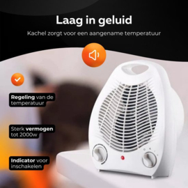 Elektrische Kachels - Elektrische Kachel 2000 Watt - Verwarming Badkamer - Verwarming - Elektrische Verwarming