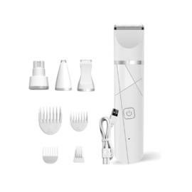professionele 4 in 1 Hondentondeuse Set -Ideaal voor Honden en Katten - Slijper Inbegrepen -Draadloos - Ultra stil