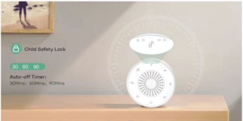 COCHO® White Noise Machine voor Baby’s & Kinderen – Met Nachtlamp & Timer