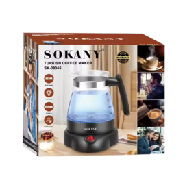 SOKANY  Elektrische Waterkoker & Turkse Koffiezetter | 800ml | 600W