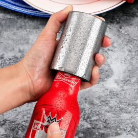 Automatische bieropener zwart bier fles opener met magneet
