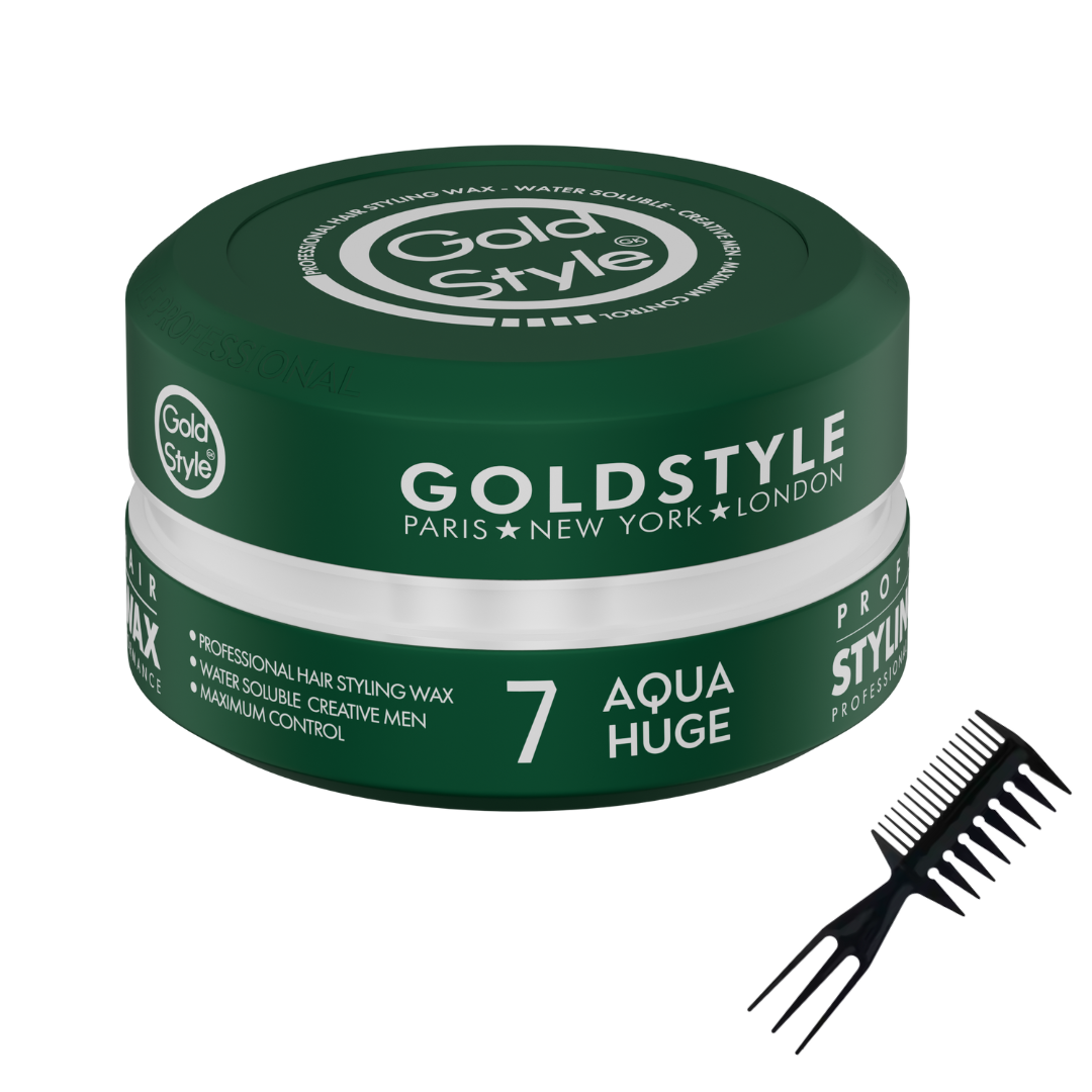 GOLD STYLE Haar Wax Mannen - Gold Style Hair Wax 7 - Aqua huge