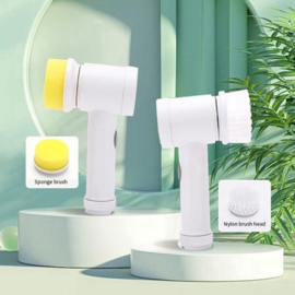 COCHO® Elektrische Reinigingsborstel 5 Verschillende Opzetborstels - Schoonmaak borstel - Schrobber - Multifunctioneel - Oplaadbaar - Draadloos -