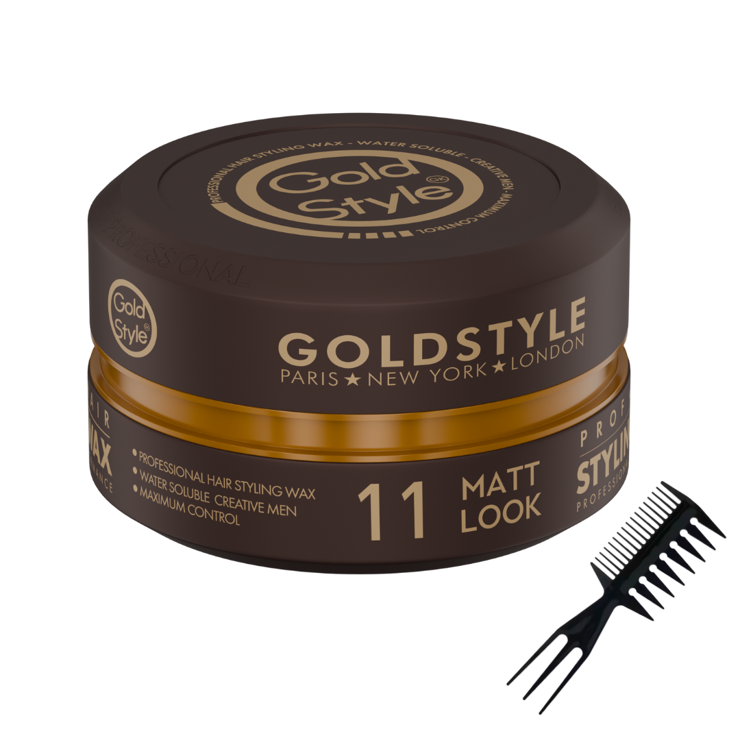 Gold Style Matt Look Styling Wax - Haar Wax Mannen