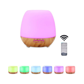 Aroma Diffuser 400ML met Afstandsbediening - Luchtbevochtiger – Aromatherapie - Geurverspreider