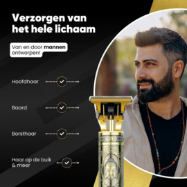 COCHO® Hair Clipper Professional T-Blade Tondeuse - baardtrimmer USB-oplaadbaar snoerloze elektrische kapsalon T-Blade trimmer voor mannen