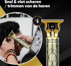 COCHO® Hair Clipper Professional T-Blade Tondeuse - baardtrimmer USB-oplaadbaar snoerloze elektrische kapsalon T-Blade trimmer voor mannen