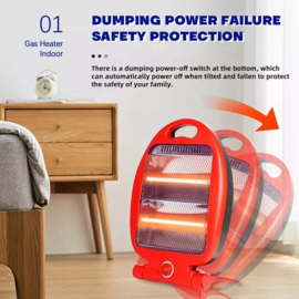 COCHO® Elektrische kachel - Vrijstaand - Infrarood kachel - Infraroodkachel vrijstaand - Infrarood kachel - Straalkachel - Verwarming