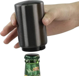Automatische bieropener zwart bier fles opener met magneet