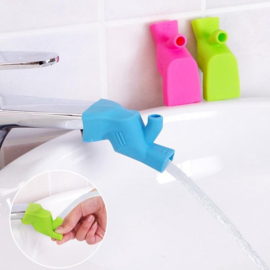 Kraan Opzetstuk Blauw - kraanverlenger - Opzetkraan kraanslang - Waterbesparende Spoelkraan - Keukenkraan