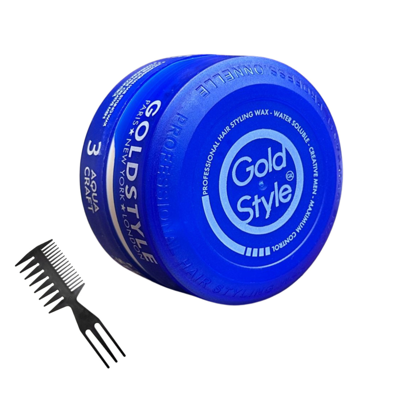 Gold Style Haar Wax Mannen - Gold Style 03 Aqua Craft Styling Wax