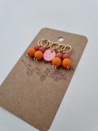 Stitchmarkers - Orange is the new pink.