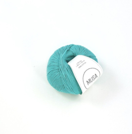 MUSA - Fine Organic Cotton -  Blue Turquoise (50)