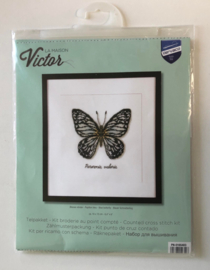 Kruissteekpakket: Blauwe vlinder