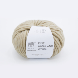 Fine Highland wool - amandel (AM8412)