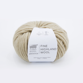 Fine Highland wool - almond (AM8412)