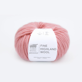 Fine Highland wool - suikerspinroze (2244)