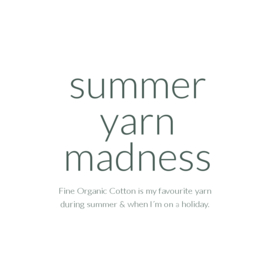 ☀️ I want that summer yarn madness!