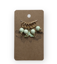 Stitchmarkers - Green mermaid