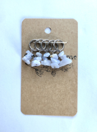 Stitchmarkers - Agaat lila