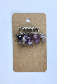 Stitchmarkers - Amethist