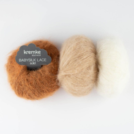 KREMKE Baby Silk Lace Solid | baby alpaca / silk