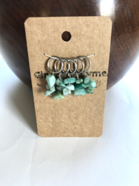 Stitchmarkers - Amoniet green