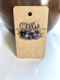 Stitchmarkers - Amethist